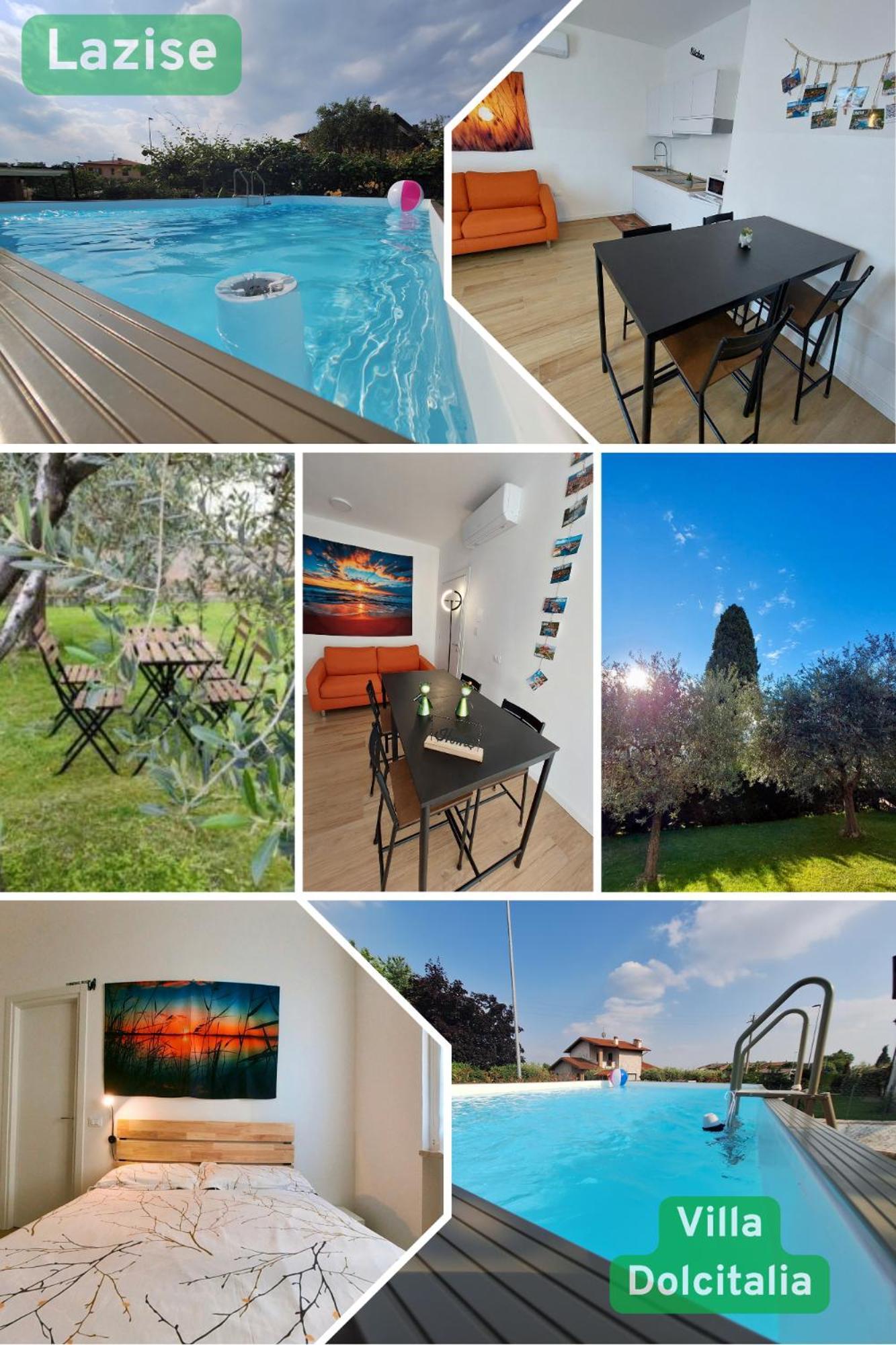 Villa Dolcitalia Tra Gardaland E Le Terme Di Cola Lazise Ngoại thất bức ảnh
